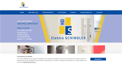 Desktop Screenshot of elektroschindler.de